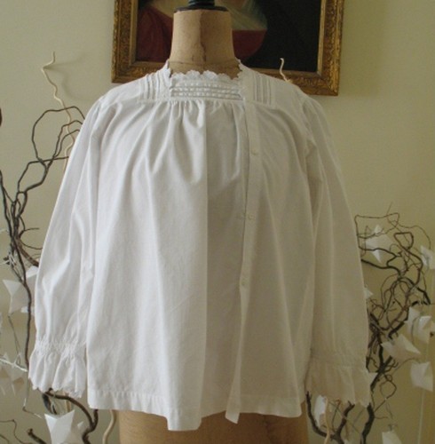 Chemisier ancien broderie - ancien,