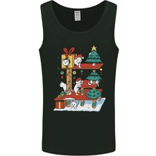 Gilet Tank Top Pour Homme Chat