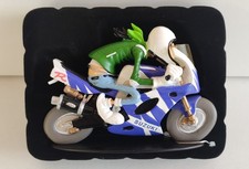 Figurine moto en résine Joe