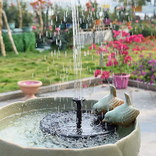 Fontaine solaire jardin pompe - solaire,