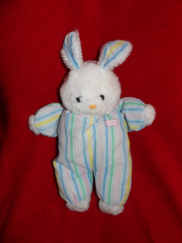 Doudou peluche boulgom lapin - peluche,