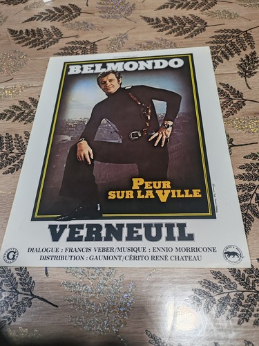 Rare affiche cinéma belmondo - rare,
