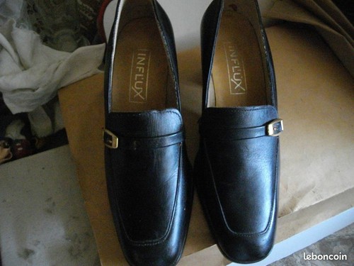 Chaussures neuves cuir - chaussures, noir