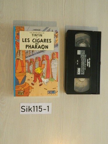 Vhs tintin les cigares du - vhs,