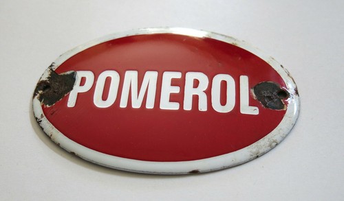 Pomerol plaque émaillée - pomerol,,