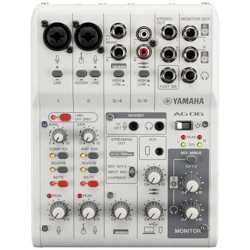 Yamaha ag06mk2 live streaming - ag06mk2,