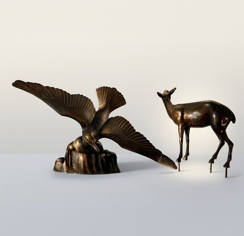 Régule art déco - régule, oiseau