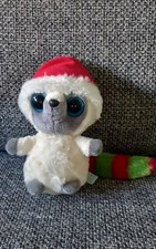 E2 Peluche Doudou Yoohoo & Friends Le Galago Blanc Et Rouge 17 Cm