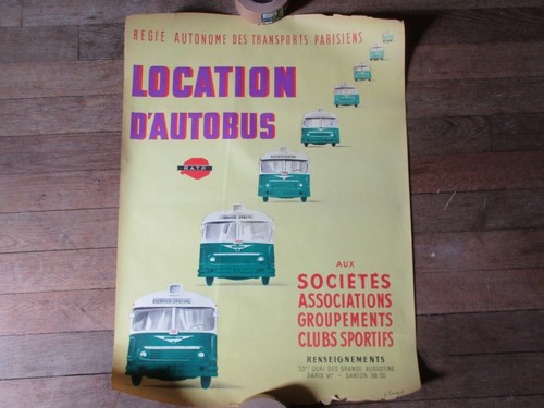 Affiche originale location - originale, d'