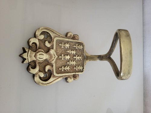 Patère bronze ancienne - patère, en
