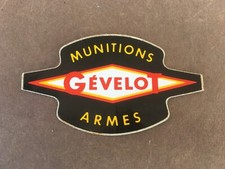 Ancien autocollant Gévelot / Cartouches / Munitions / Chasse / Collection