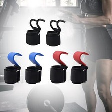 Crochets de levage de poids, 2 pièces, poignées pour exercices