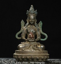 8.2" Tibet Bronze Or Peinture