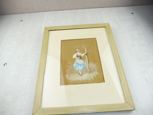 Ancien tableau peinture sur - tableau, /