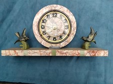 Ancienne Horloge En Marbre Et