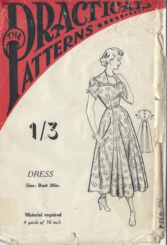 1940s vintage couture - vintage, motif
