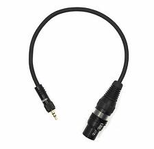 50cm Mini Jack 3,5mm Prise Pour XLR Câble de Microphone DSLR Blackmagic 4K 6K
