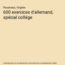 600 exercices d'allemand