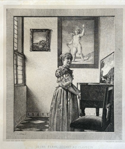 Van der meer - gravure, eau