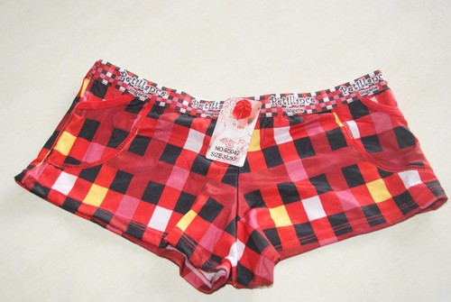 Shorty noir rouge jaune neuf - shorty,