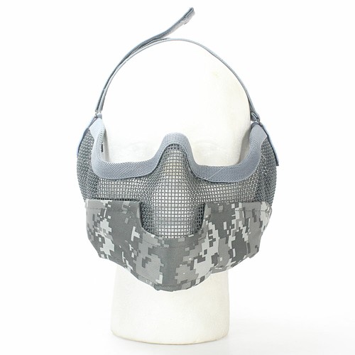 Airsoft half face mark metal - face,