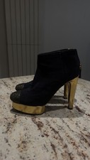 Chanel Platform Gold Heel