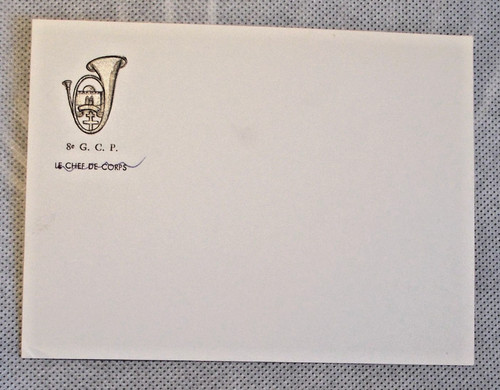 Carte vierge insigne - , en