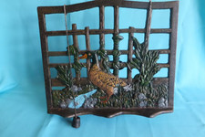 Ancien lutrin fonte avec motif canard -porte livre