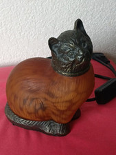 lampe veilleuse art déco Chat