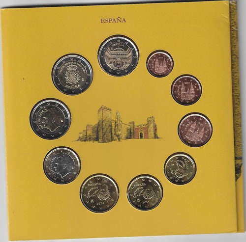 Coffret espagne 2024 pièces - coffret,