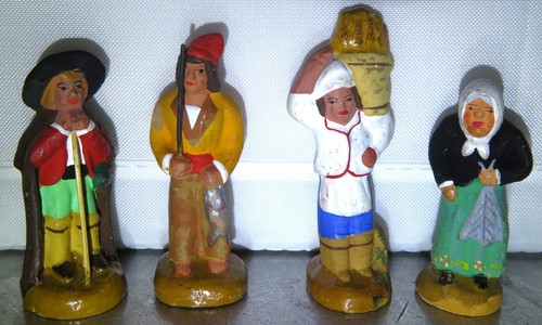 Santons provençaux anciens - santons,
