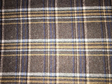 Tissu vintage Tartan, laine