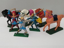 Lot Guerriers Et Chevaux Starlux