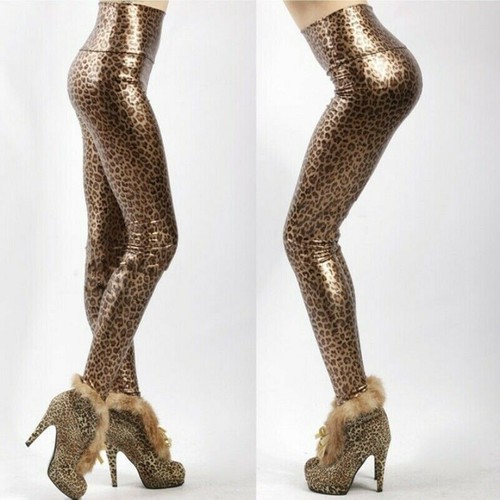Femmes leggings simili cuir - simili,