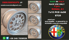 Jantes alliage Alfa Romeo Ronal A1 15 pouces 4x98 Alfetta Alfetta Gt GTV 75 r...