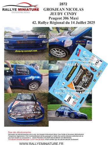 Decals ref 2872 - 1/43,