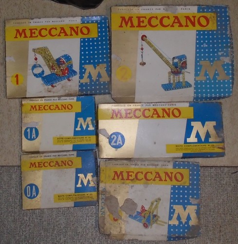 Meccano ancien lot - , boite