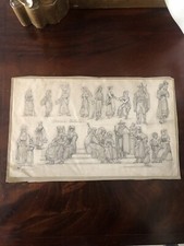 FUSAIN CRAYON DESSIN ANCIEN