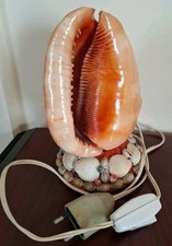BELLE LAMPE VEILLEUSE ART DECO ANCIEN COQUILLAGE 