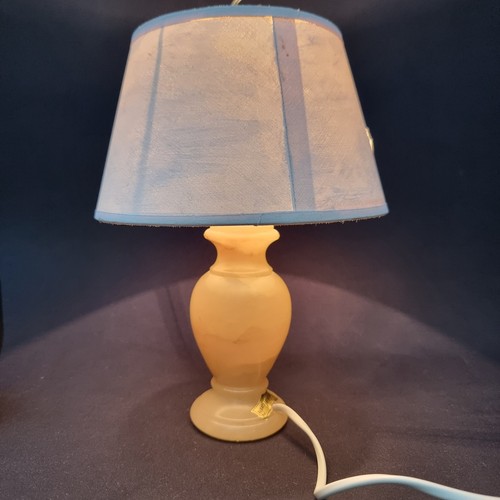 Lampe ancienne pied albâtre - ancienne,