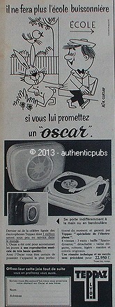 Publicite teppaz electrophone - teppaz,