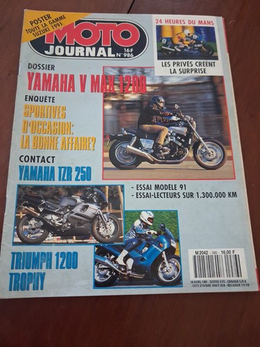 Moto journal 1991 - journal, yamaha