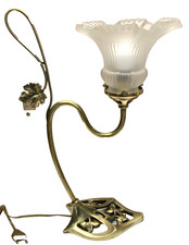 Jolie ancienne LAMPE en bronze