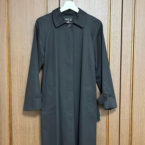Agnes black long coat size - b,