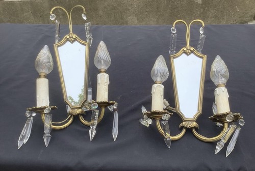 Paire appliques anciennes - paire, anciennes,2