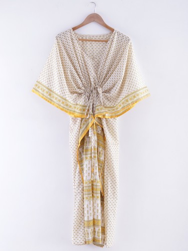 Robe longue vintage soie - robe,