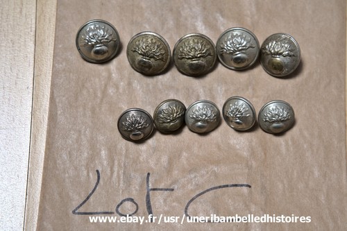 Boutons gendarmerie - boutons,