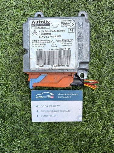 Calculateur air bag boitier - d'air,