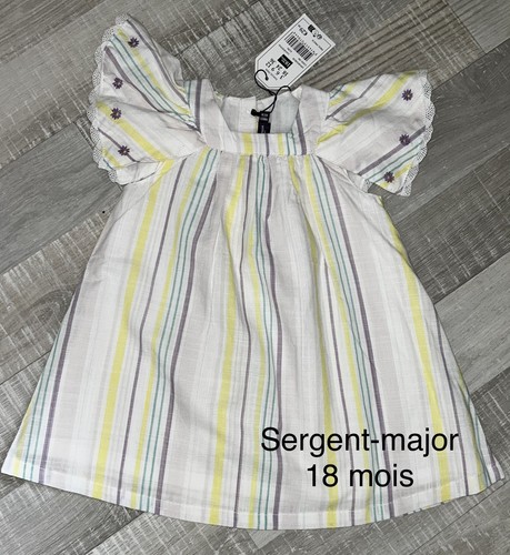 Sergent major mois fille - 18,