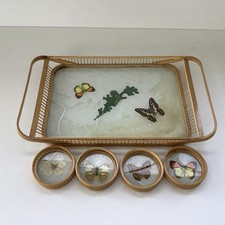 Ensemble Plateau Et Sous Verre